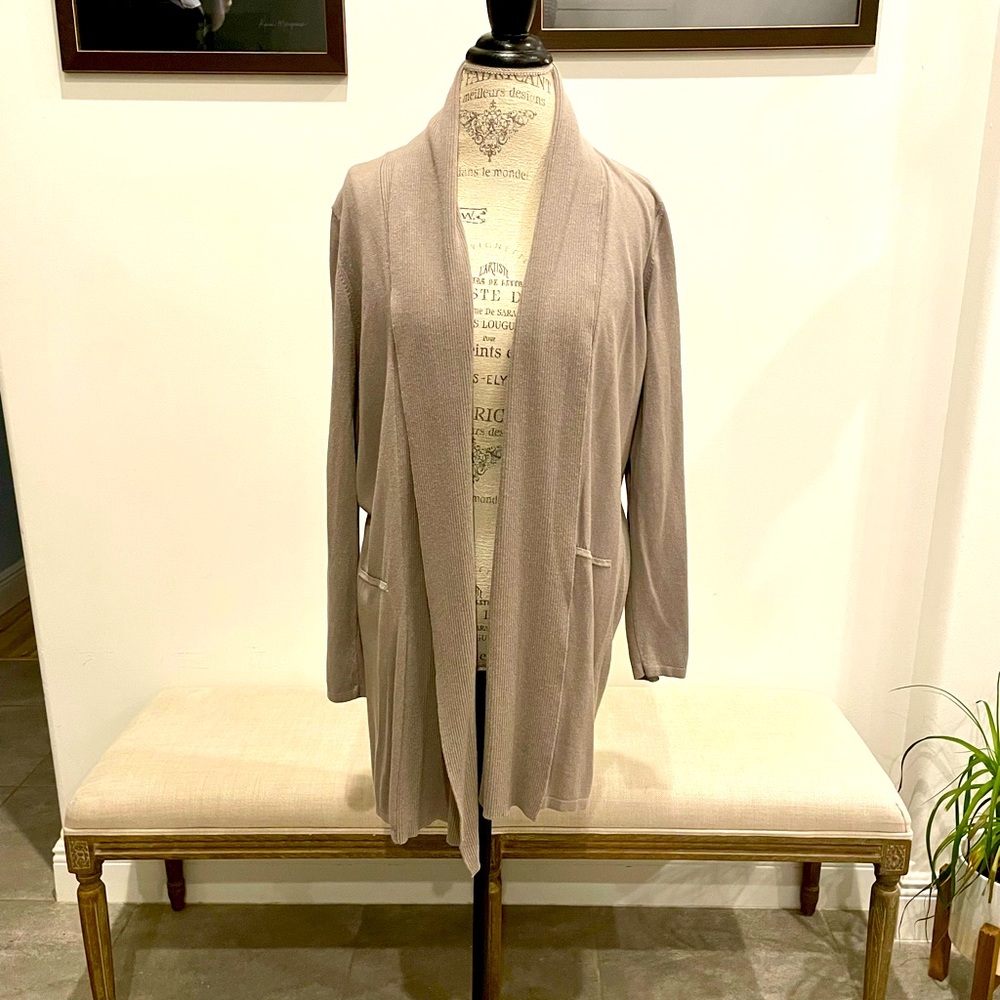 Calvin Klein Taupe Sweater/Jacket